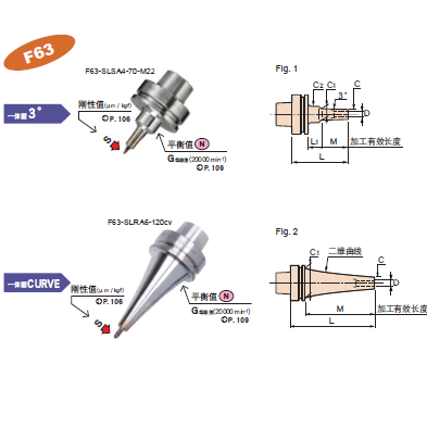 F63一體式（shì）熱裝刀柄（bǐng）